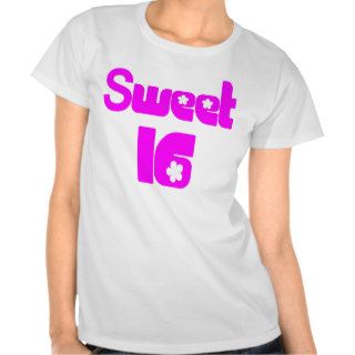 Sweet 16th Birthday Shirts, 16th Birthday T shirts