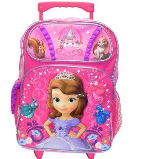 Sofia the First Toddler 12" Rolling Backpack   Pink Toys & Games