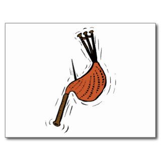Bagpipe Pipes Piper Musical Instrument Postcard