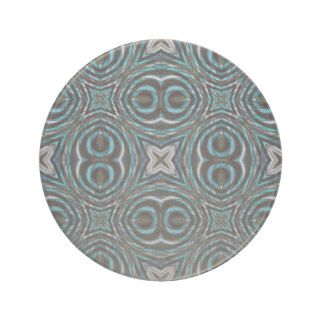 Tribal Damask Decorative Geometric Abstract Art Beverage Coaster