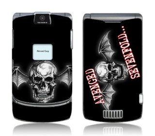 Zing Revolution MS AVEN10098 Motorola RAZR  V3 V3c V3m  Avenged Sevenfold  Batskull Skin Cell Phones & Accessories