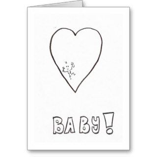 New baby congratulations or announcement card