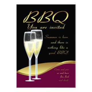 BBQ Invitation Card   Stylish BBQ Invite