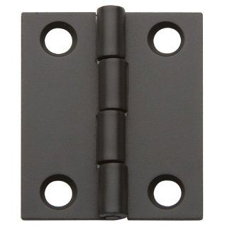 Flat Butt Hinge 1 1/2'' X 1 1/4'', Oil Rubbed Bronze   Cabinet And Furniture Hinges  