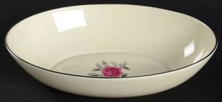 Lenox China Ballad 8 Oval Vegetable Bowl, Fine China Dinnerware   Rose/Leaves C