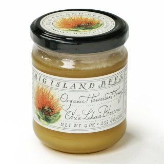 Organic Ohia Lehua Blossom Raw Honey by Big Island Bees (9 ounce)  Grocery & Gourmet Food
