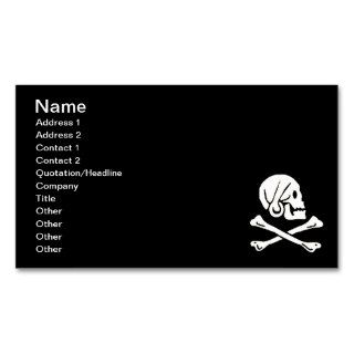 pirate henry every business card