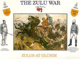 The Zulu War   Zulus At Ulundi Plastic Army Men 16 piece set of 54mm Figures   132 Scale Toys & Games