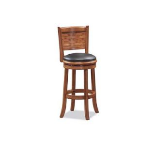 Boraam Sumatra 29 Swivel Bar Stool with Cushion 41029 Finish Brush Oak