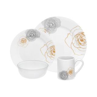 Corelle Impressions Soleil Roses 16 pc. Dinnerware Set