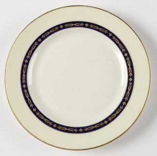 Haviland Lombardie Blue Salad Plate, Fine China Dinnerware   Ny, Inner Blue Band