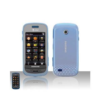 Silver Colorful Leopard Hard Clear Cover Case for Samsung Eternity II 2 SGH A597 Cell Phones & Accessories