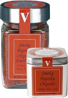 Victoria Gourmet Smoky Paprika Chipotle Seasoning  Window Tin  Paprika Spices And Herbs  Grocery & Gourmet Food