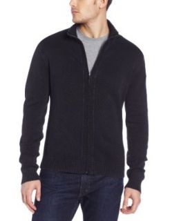 Calvin Klein Jeans Men's 7GG Full Zip Sweater, Faded Navy, Large at  Mens Clothing store