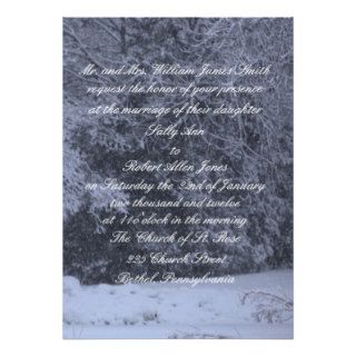 Let it Snow. Wedding Invitations