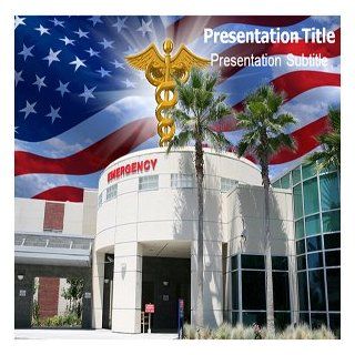 USA Health Care PowerPoint Template   USA Health Care PowerPoint (PPT) Backgrounds Templates Software