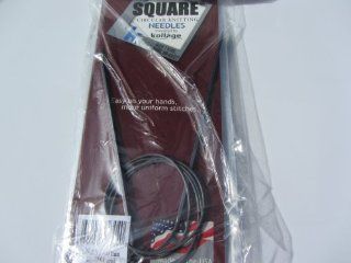 Kollage Square Circular 40 inch (101cm) Knitting Needle Soft Cable; Size US 4 (3.5mm)