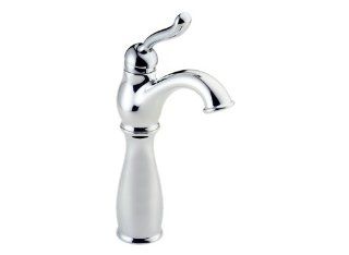 Delta Faucet 579 WF Leland Single Handle One Hole Lavatory Faucet with Metal Pop Up, Chrome   Touch On Bathroom Sink Faucets  