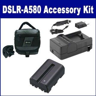 Sony Alpha DSLR A580 Digital Camera Accessory Kit includes SDM 101 Charger, SDC 27 Case, SDNPFM500H Battery  Camera & Photo