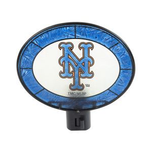 New York Mets Art Glass Night Light