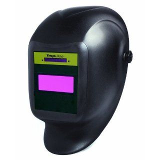 Sellstrom 24400 602 Titan Nylon Welding Helmet with ImpulseXVA Fixed Shade 10 Auto Darkening Filter, Black