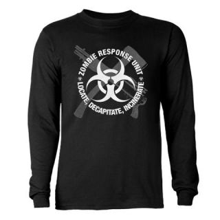  Zombie Response Unit Long Sleeve Dark T Shirt