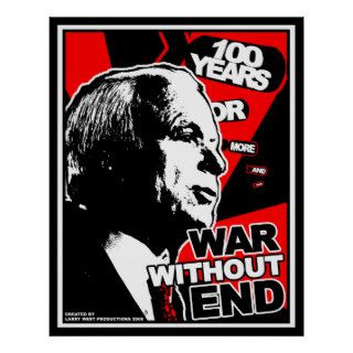 John McCain War Without End Poster