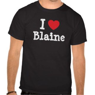 I love Blaine heart custom personalized Shirt