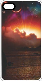 Sun Peaking From Clouds White Plastic Case for Apple iPhone 4 or iPhone 4s Cell Phones & Accessories