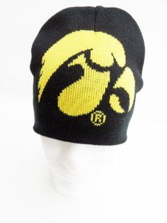 NCAA Iowa Hawkeyes Men's Jacquard Knit Hat  Sports Fan Apparel  Sports & Outdoors