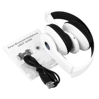 BQ 605 Wireless Hi Fi Bluetooth Over Ear Stereo Headphones with Hands Free Calling and Microphone, White Electronics