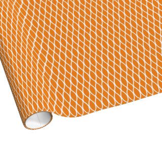 Persimmon Barcelona Print Gift Wrapping Paper