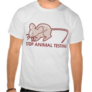 Stop Animal Testing Tee Shirts