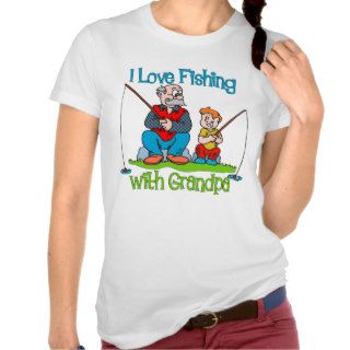 Fishing   I Love Fishing with Grandpa Shirt