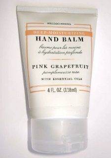 Williams Sonoma Deep Moisturizing Hand Balm Pink Grapefruit with Essential Oils 4.0 Fl. Oz. Tube  Hand Creams  Beauty