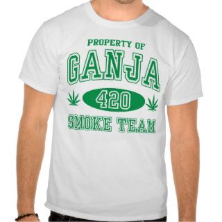 Ganja 420 Smoke Team T Shirt
