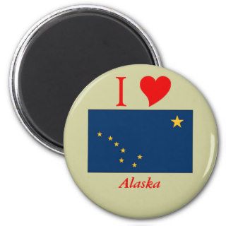 Alaska State Flag Refrigerator Magnet