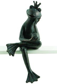 Ganz Frog Prince Shelf Sitter, Polystone  Lawn Figurines  Patio, Lawn & Garden