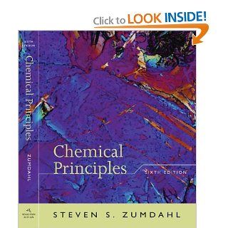 Student Solutions Manual to accompany Zumdahl's Chemical Principles Steven S. Zumdahl, Thomas J. Hummel 9780618953363 Books