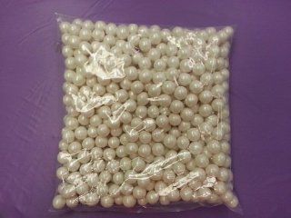 Gumballs Small 1/2 Inch Shimmer Pearl White 2.5 Lbs 608 pieces  Other Products  