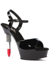 Pleaser Women's ROUGE 609 Ankle Strap Platform Sandal Shoes Shoes