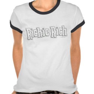 Richie Rich Logo   B&W T Shirt