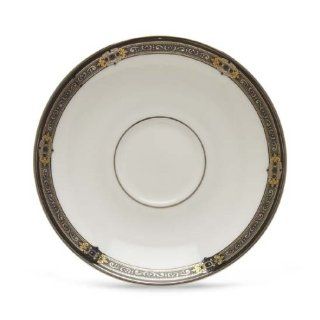 Lenox Vintage Jewel Platinum Banded Bone China Saucer Kitchen & Dining