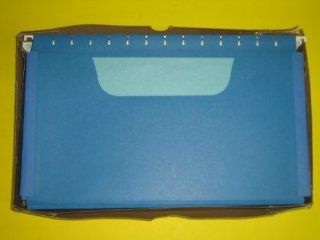Esselte, Pendaflex, Hanging File Jackets, 25 Blue, Legal Size, With Tabs, With Partial View Pocket, 593OO, Made in the USA  Expanding File Jackets And Pockets 
