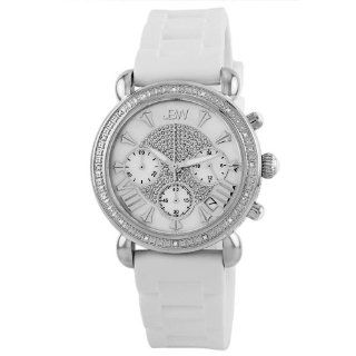 JBW Women's JB 6242 B "Victory" Sport Silver White Designer Silicone Diamond Watch JBW Watches