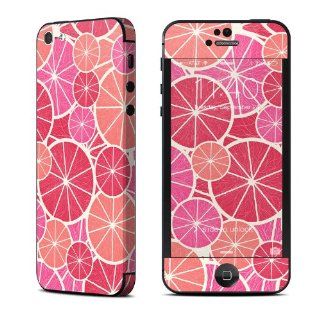 Grapefruit Design Protective Decal Skin Sticker (High Gloss Coating) for Apple iPhone 5 16GB 32GB 64GB Cell Phone Cell Phones & Accessories