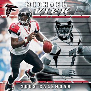 Michael Vick Atlanta Falcons 2008 Wall Calendar  Sports & Outdoors