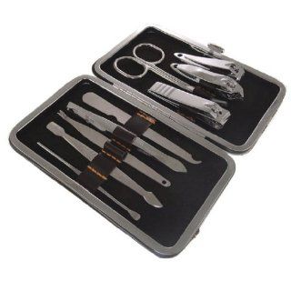 Nail Clipper Manicure Care 9 Piece Pedicure Set w/ Case  Baby Nail Clippers  Baby