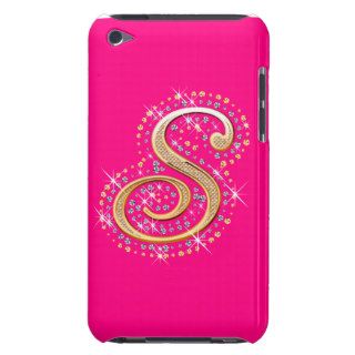 Golden Initial ''S'' iPod Touch Case