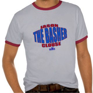 Jason "the Basher" Clouse Belt Logo Kids Ringer Tee Shirts